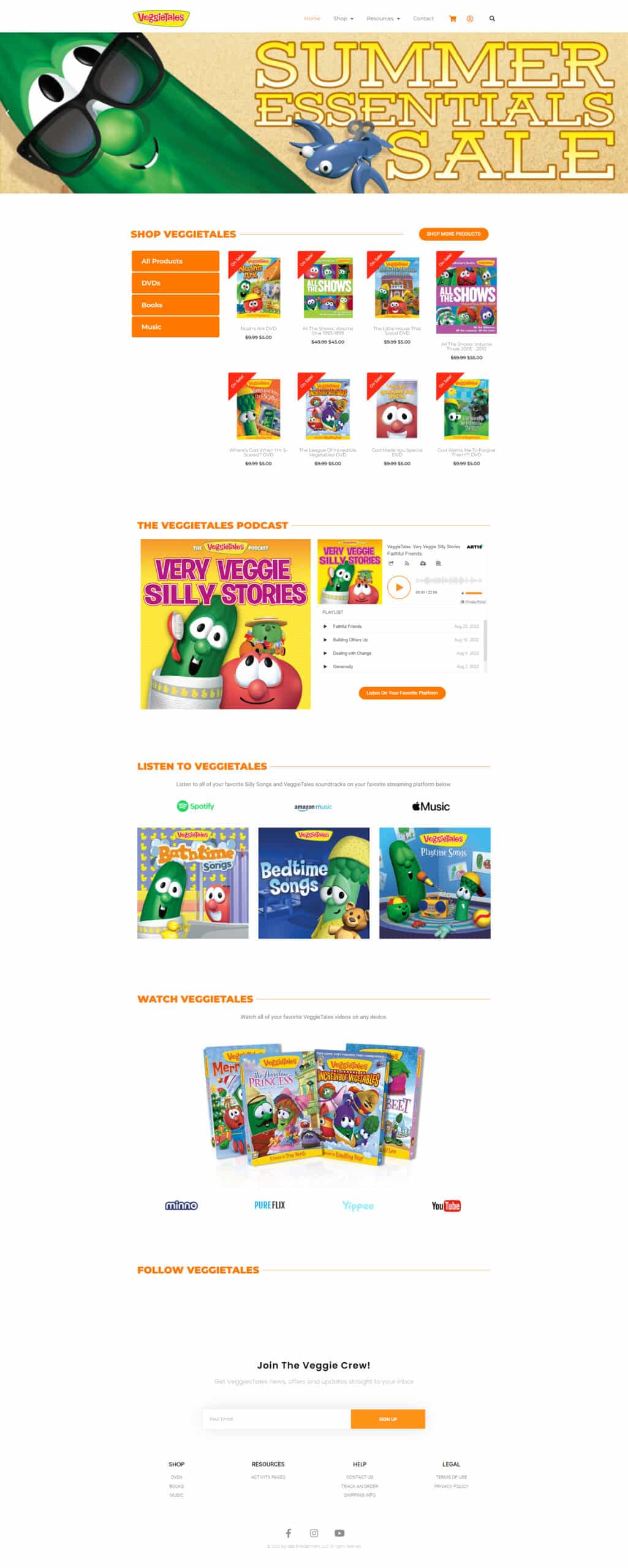 Veggie Tales Wordpress Theme - Project